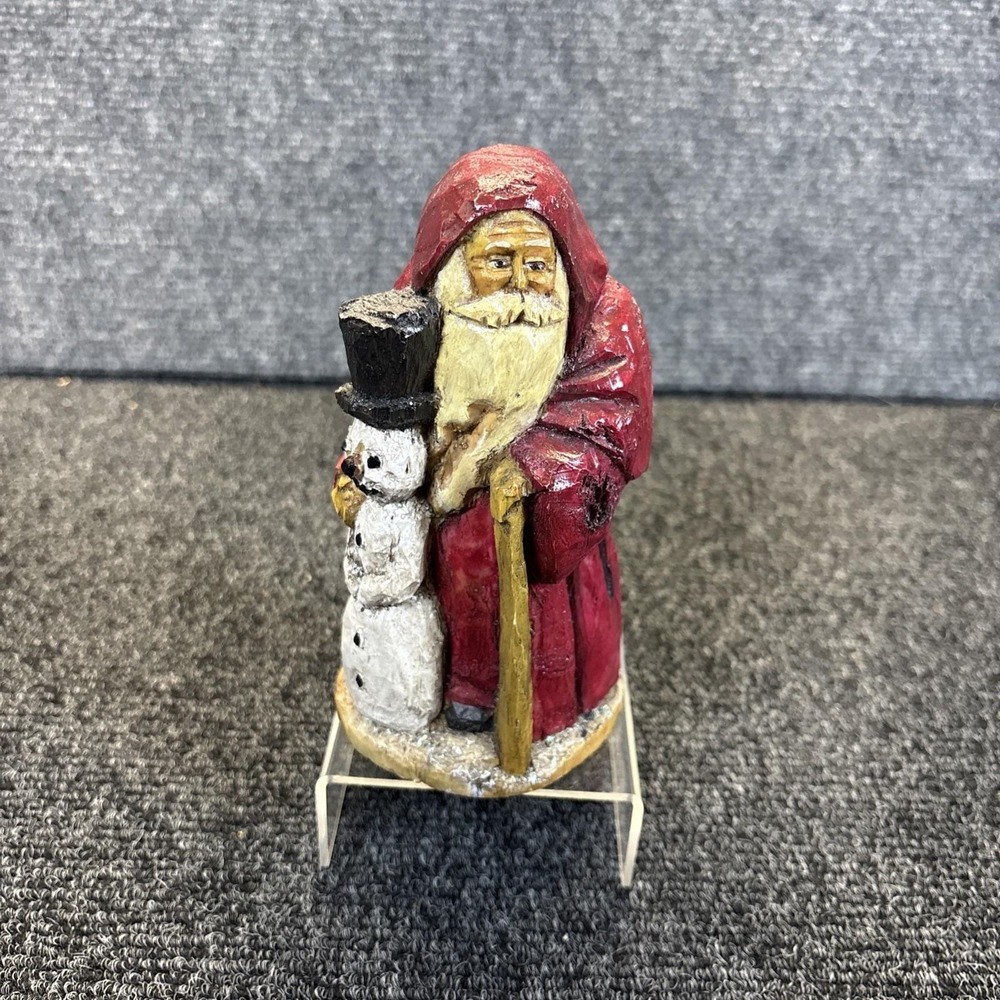 Vtg~Anthony Costanza~A Frosty Friend~Santa/Snowman~1999~549878